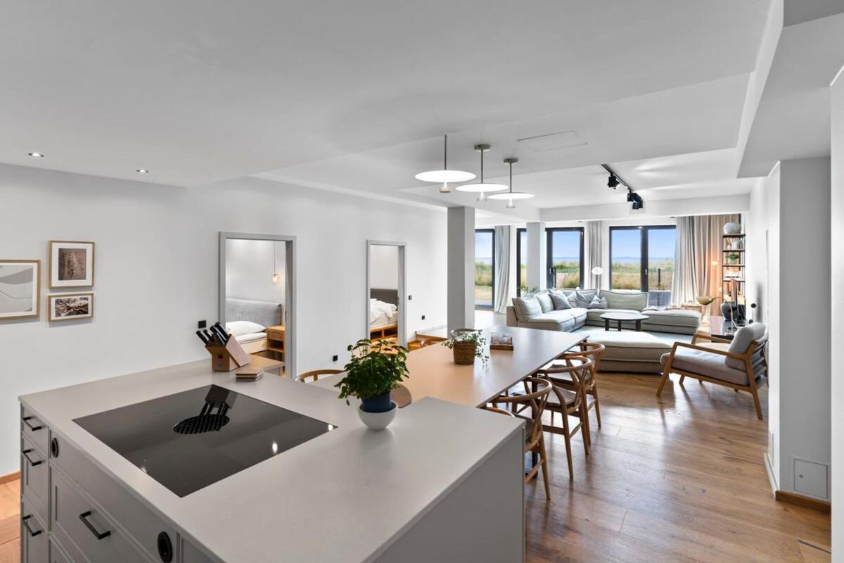 Luxus Meerblick Strand & Sauna & Garten & Heimkino Glowe Εξωτερικό φωτογραφία